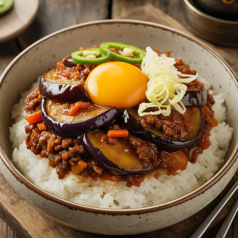 가지덮밥
