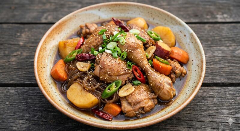 간장 양념 찜닭