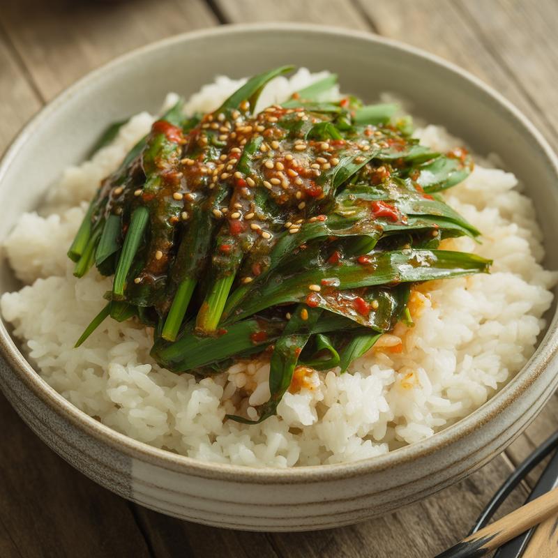 달래장 비빔밥
