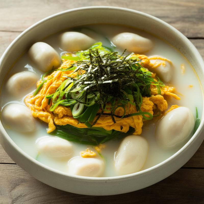 떡만둣국