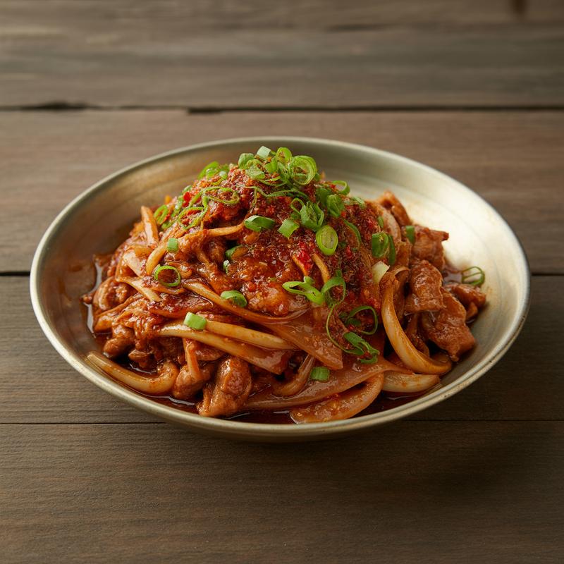 마라 돼지고기 볶음
