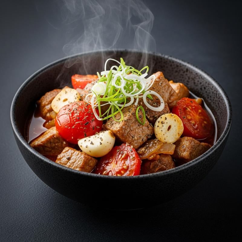 오레가노 토마토 돼지 스튜