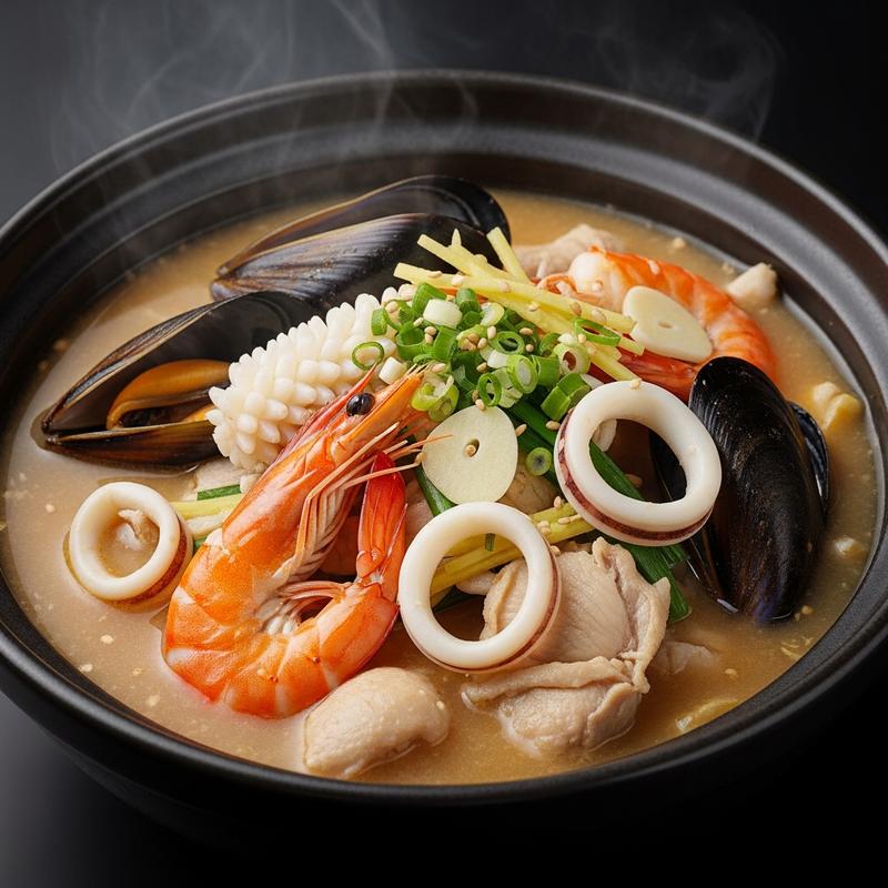중화풍 해물 맑은탕