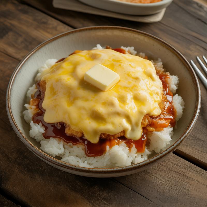 치즈 덮밥