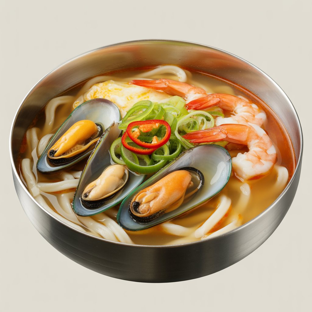 홍합 우동