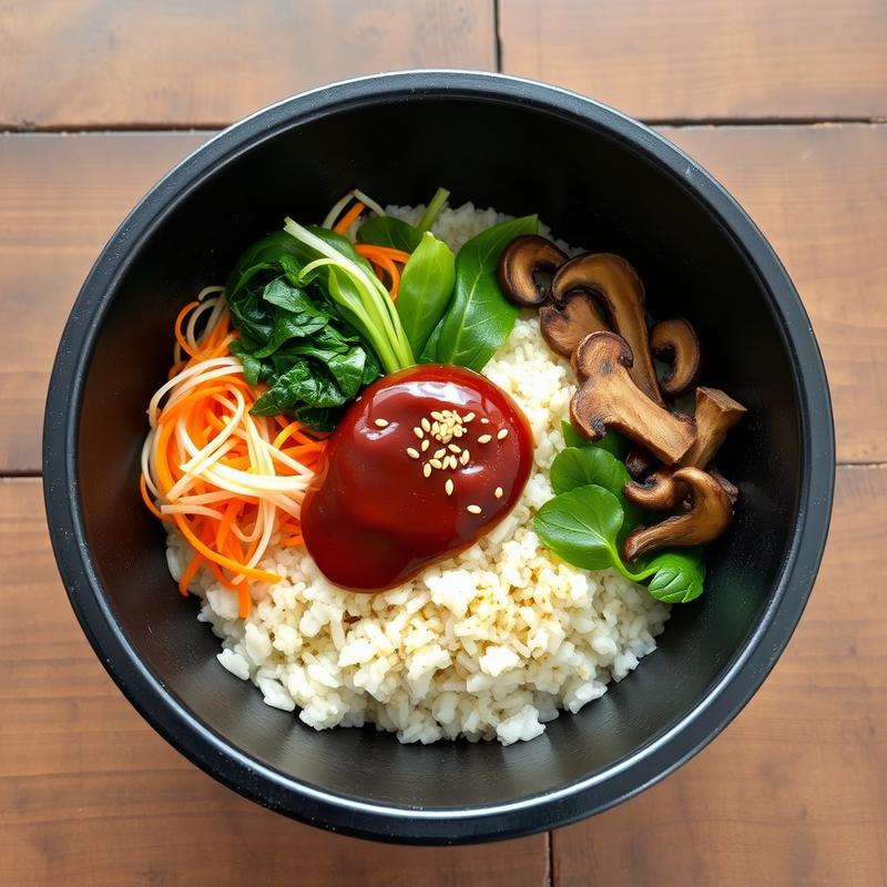 비건 콩나물 비빔밥