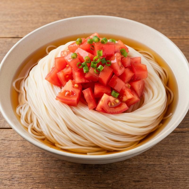 토마토 쯔유 소면