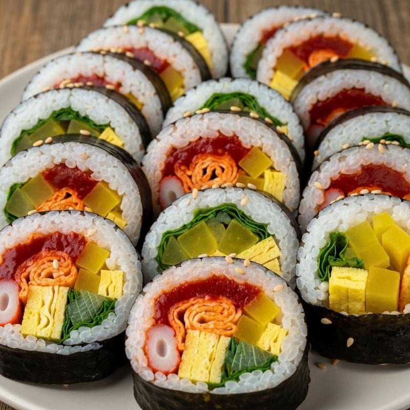 매운 어묵 김밥