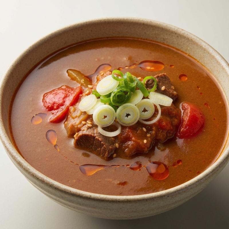 토마토 양파 무수분 카레