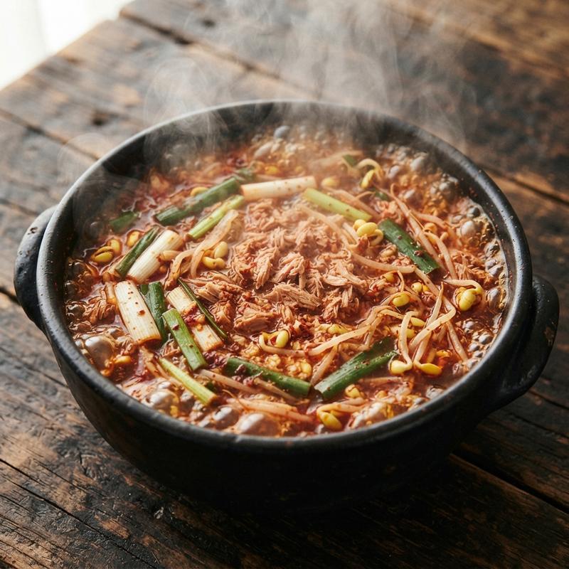 참치 콩나물 파개장