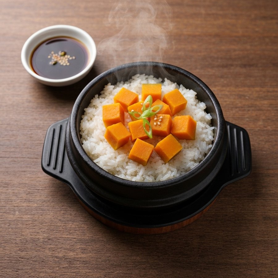 단호박 솥밥