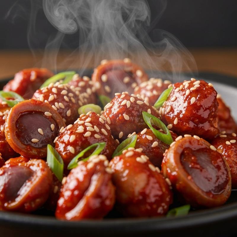 매콤 닭똥집 볶음