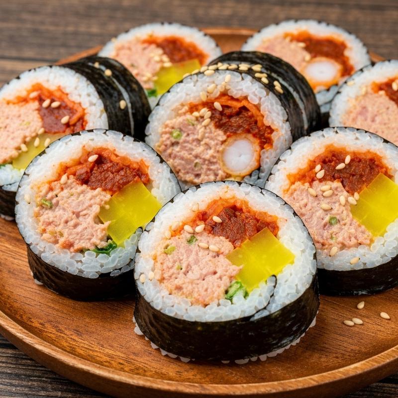 묵은지 참치 김밥