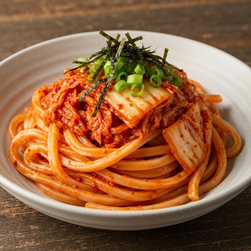김치볶음우동