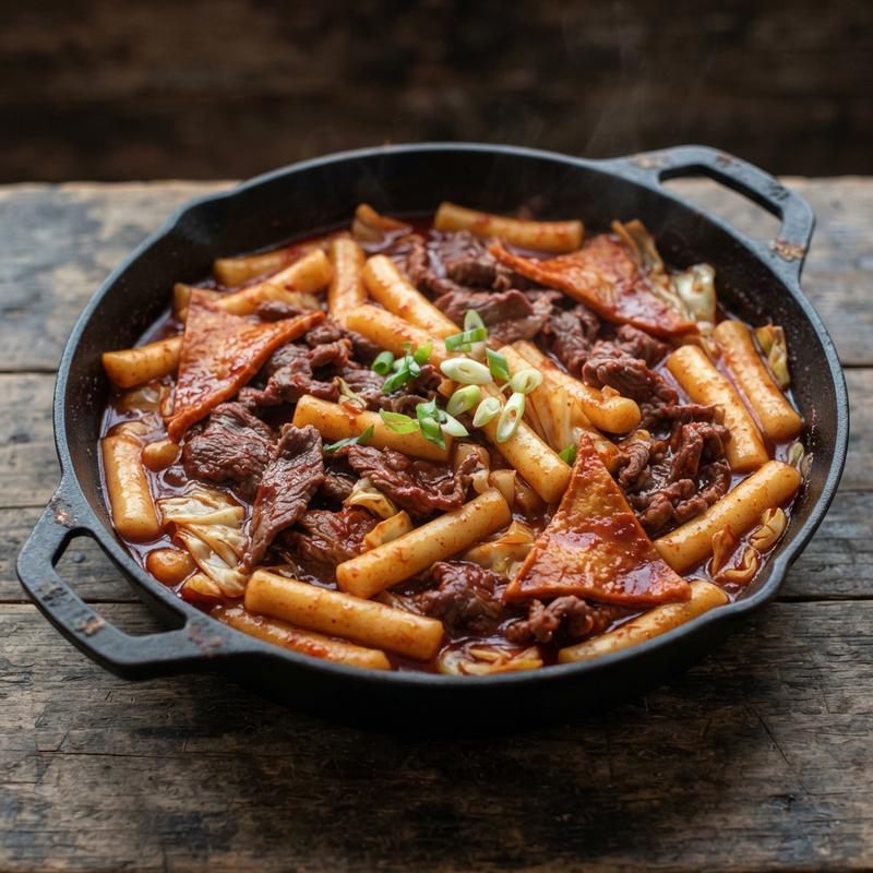 매콤 차돌 떡볶이