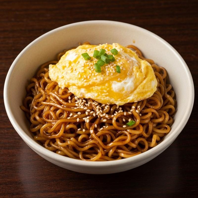 버터 간장 라면