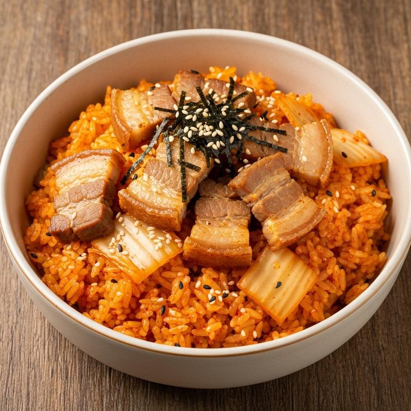삼겹살 김치볶음밥
