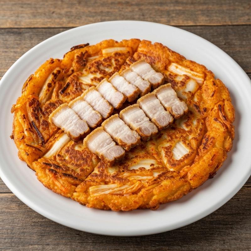 삼겹살 김치전