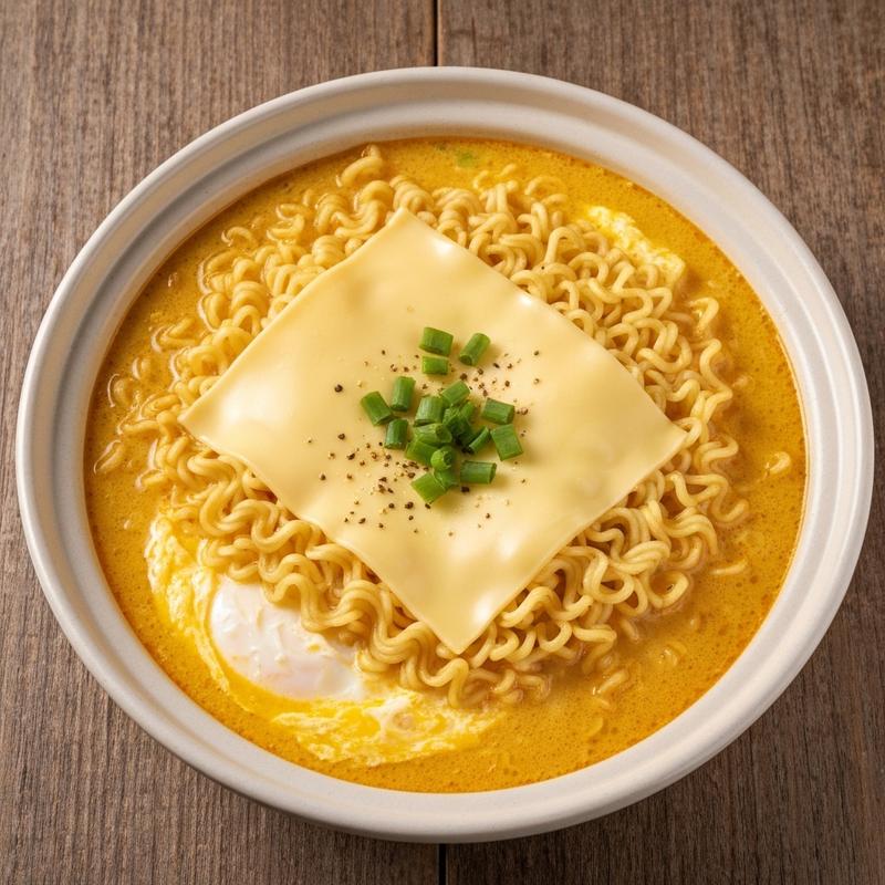 치즈 라면