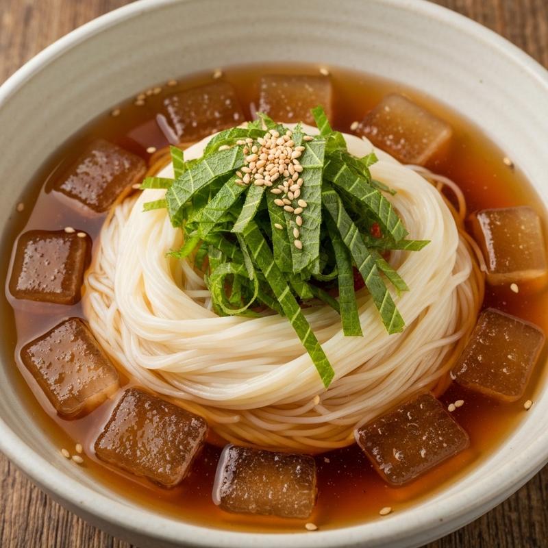 깻잎 냉국수