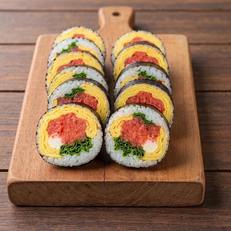 명란 계란말이 김밥