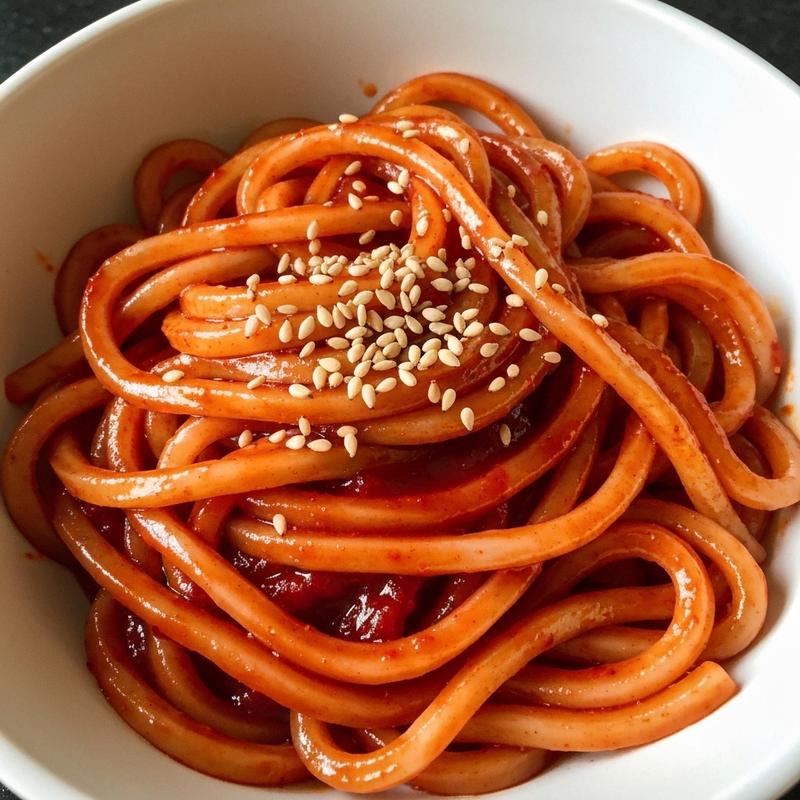새콤매콤 비빔우동