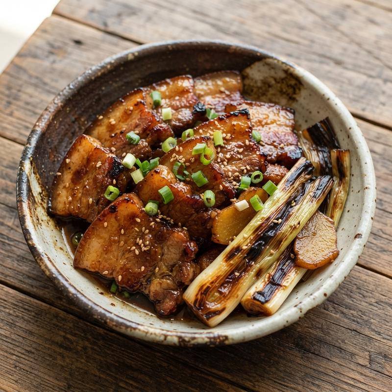 생강간장 통삼겹조림