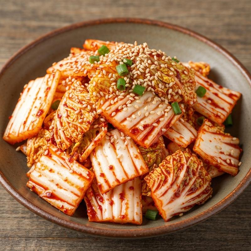 알배추 겉절이
