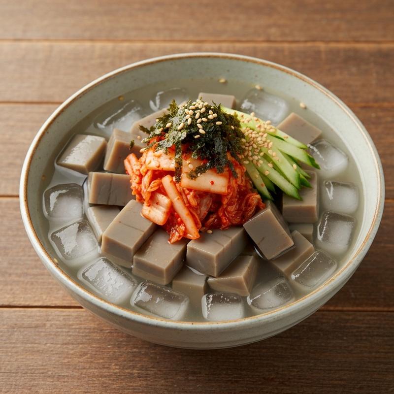 간편 도토리묵사발