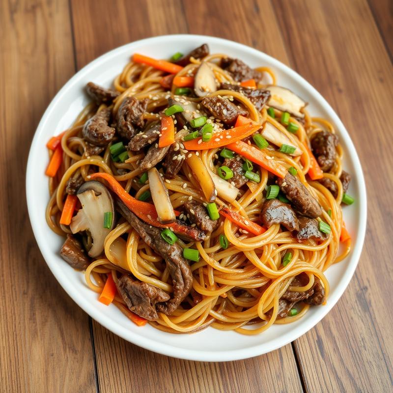 차돌 잡채