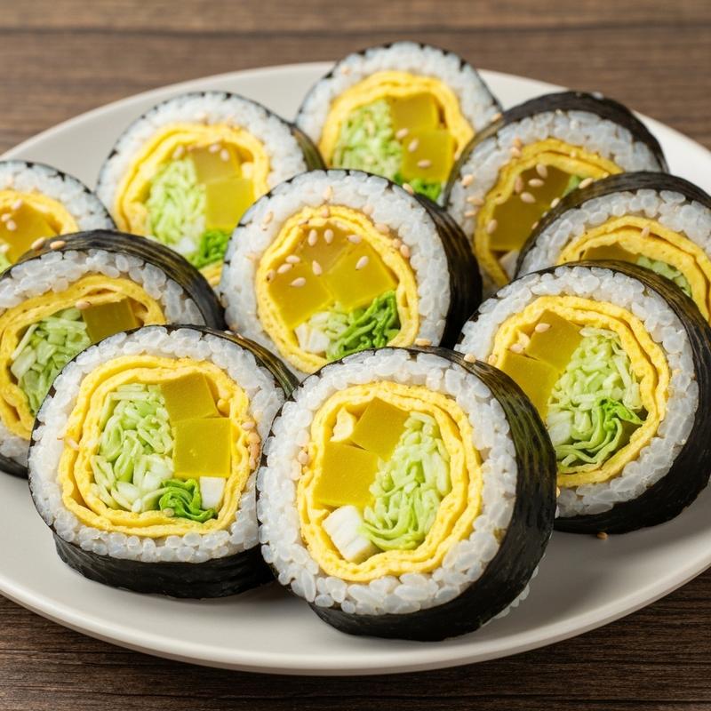 양배추 계란 김밥