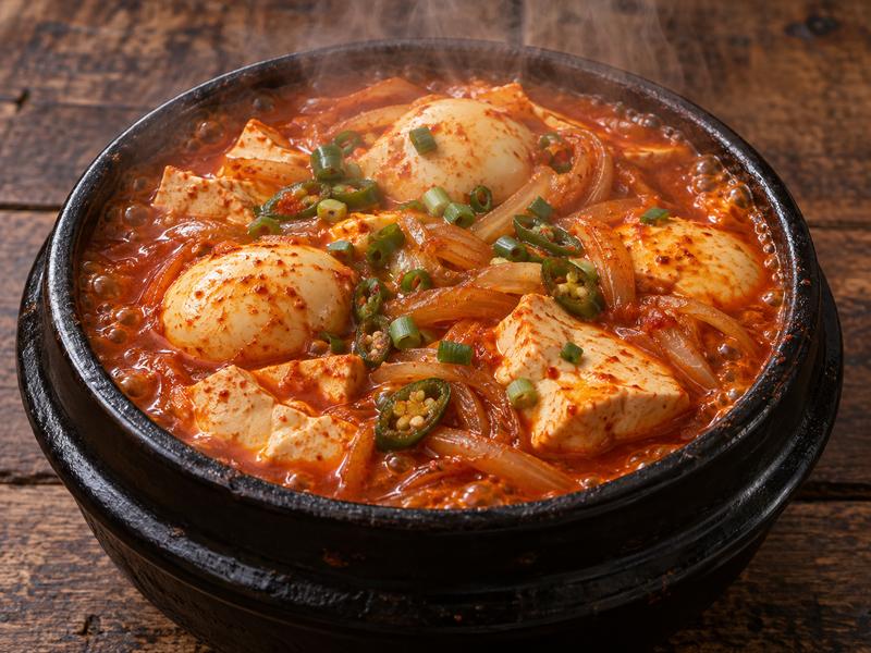 순두부 계란조림