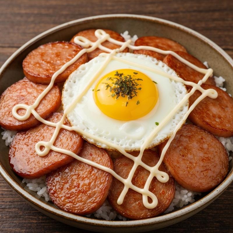 스팸 마요 덮밥