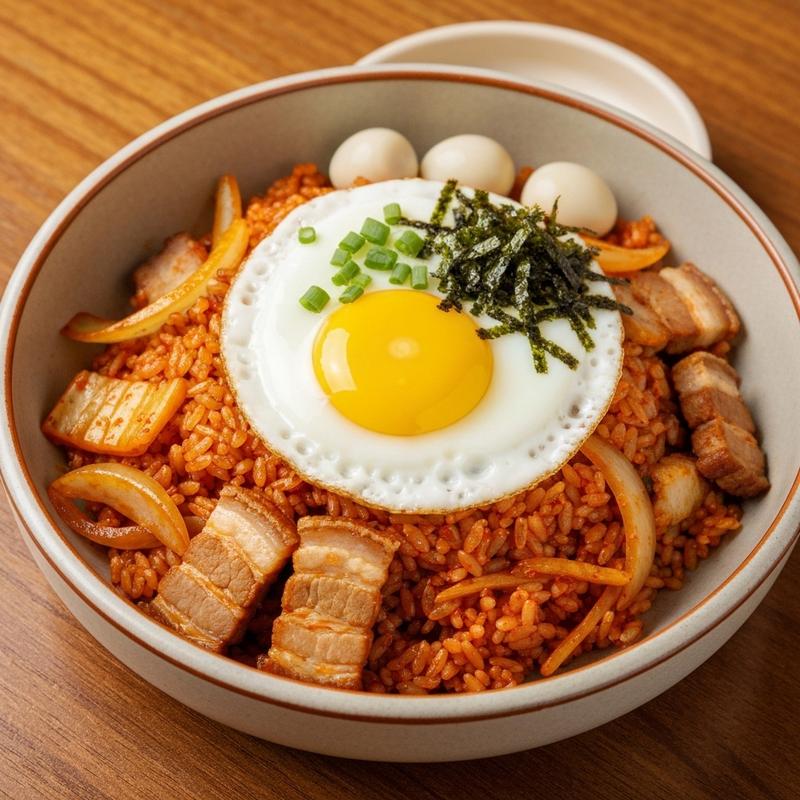 총각김치볶음밥