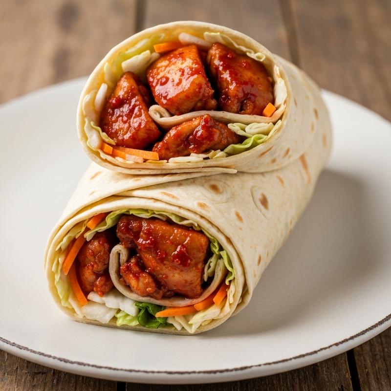 매콤 닭갈비 또띠야 랩