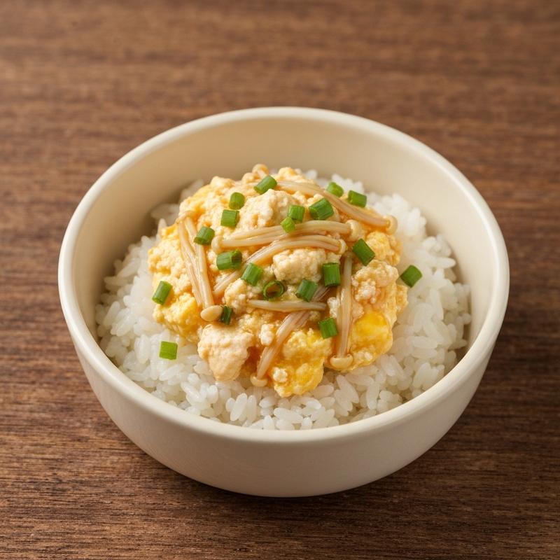 부드러운 순두부계란덮밥