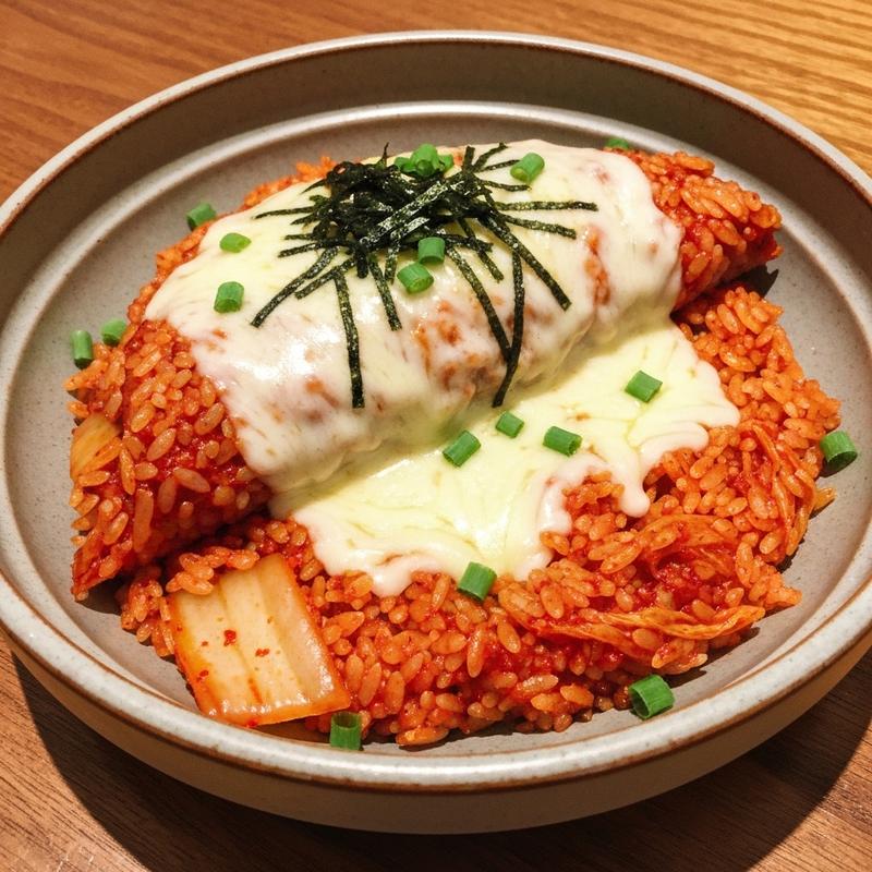치즈 김치밥