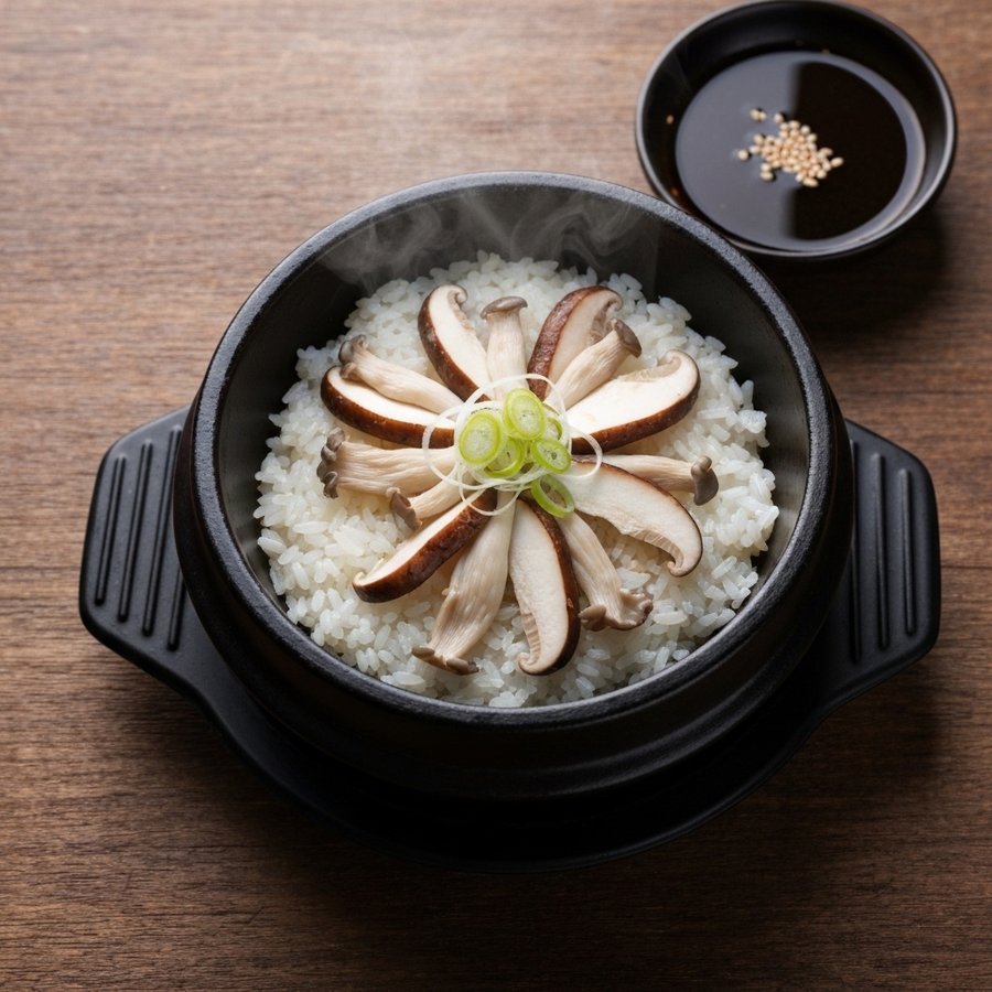 버섯 솥밥