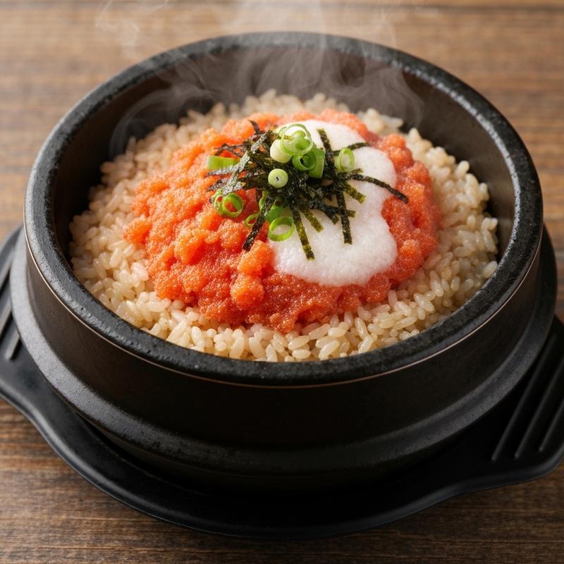 명란 솥밥