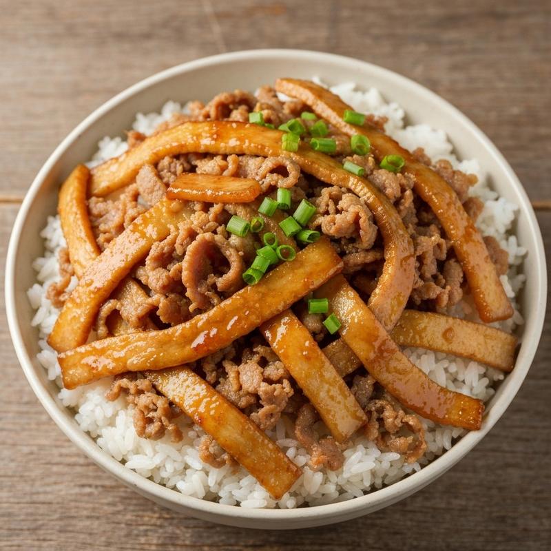 대패삼겹 덮밥