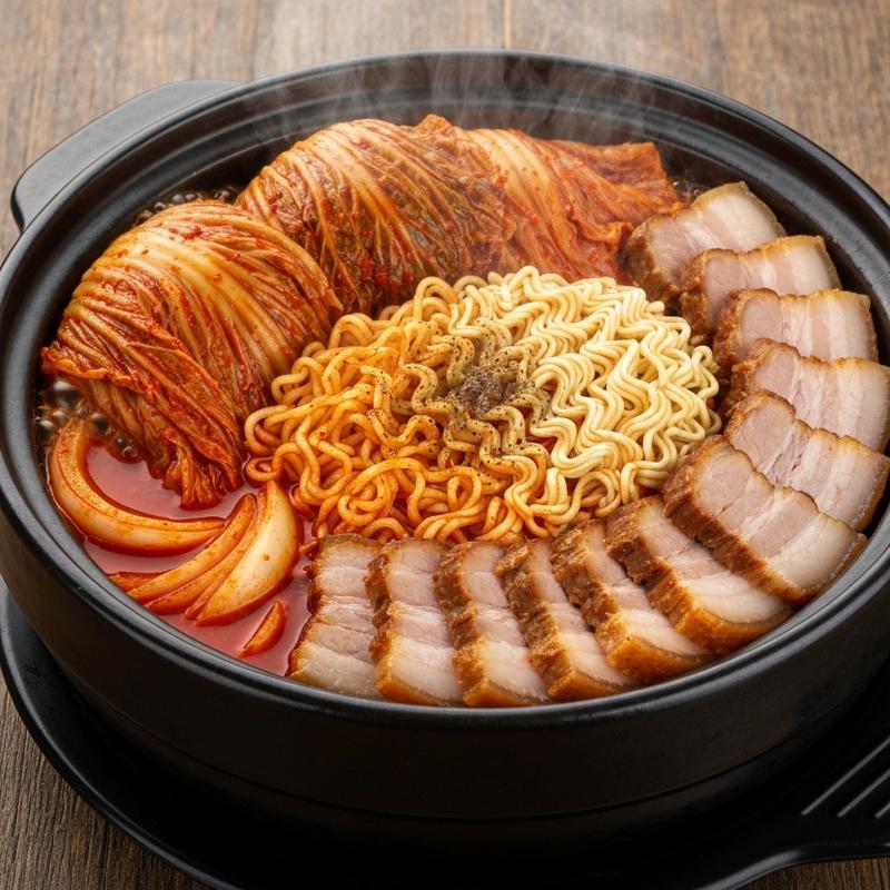 묵은지 삼겹살 짜글이