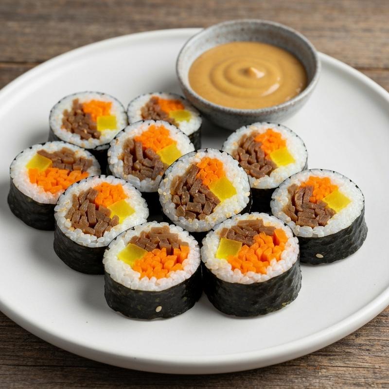 우엉 당근 꼬마김밥