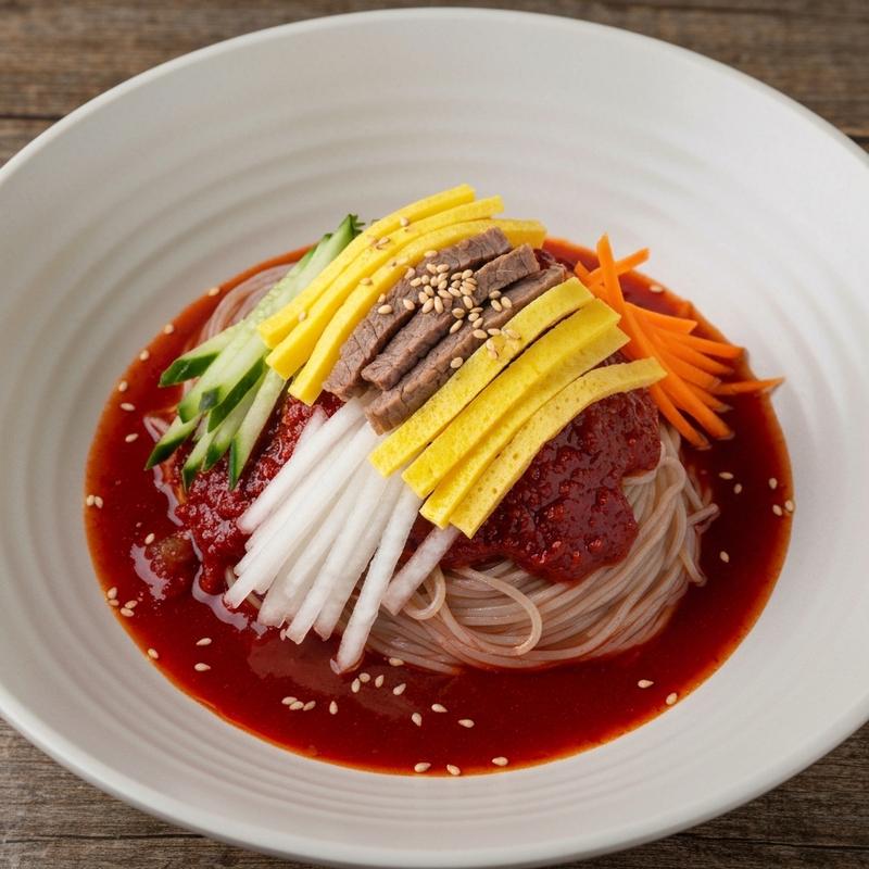 평양식 비빔냉면