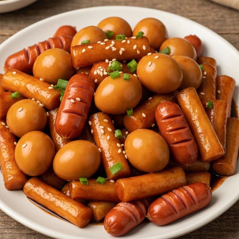 메추리알 짜장조림