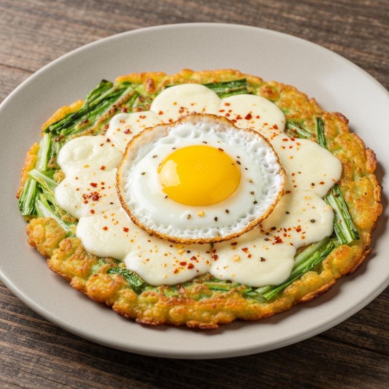 양배추 계란 치즈전