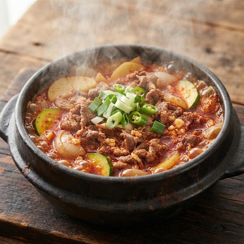 차돌 고추장찌개