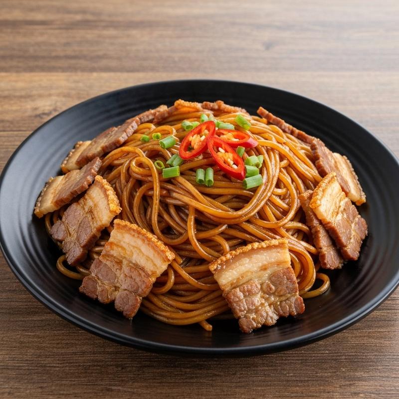 대패삼겹 볶음면