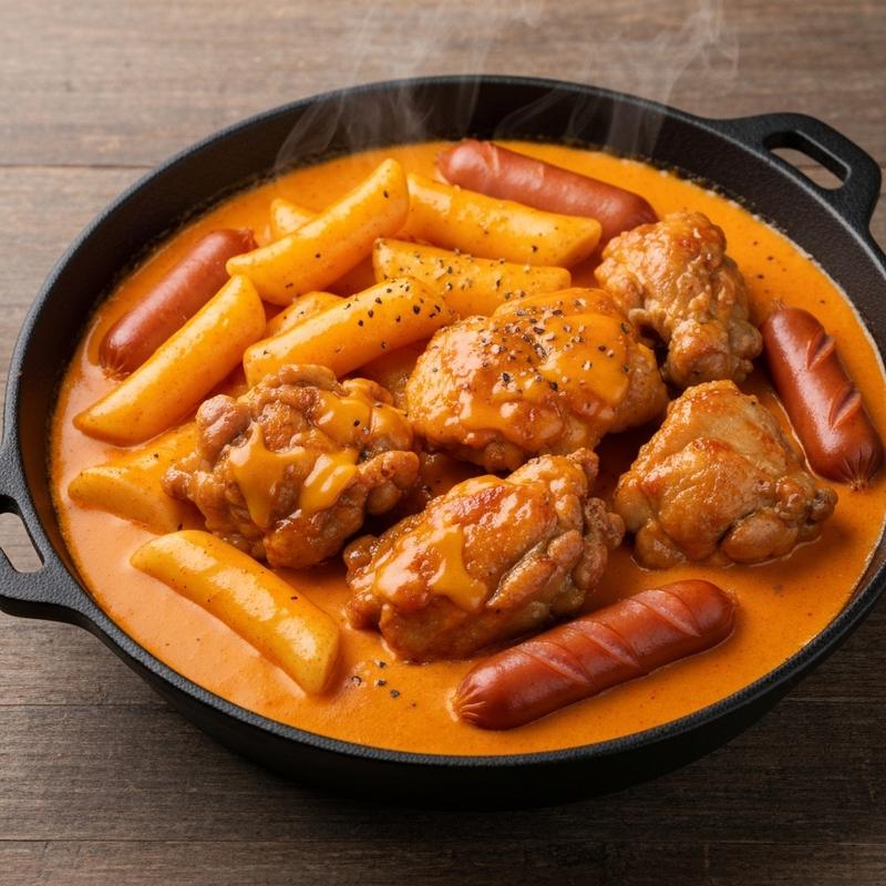 불닭 로제찜닭