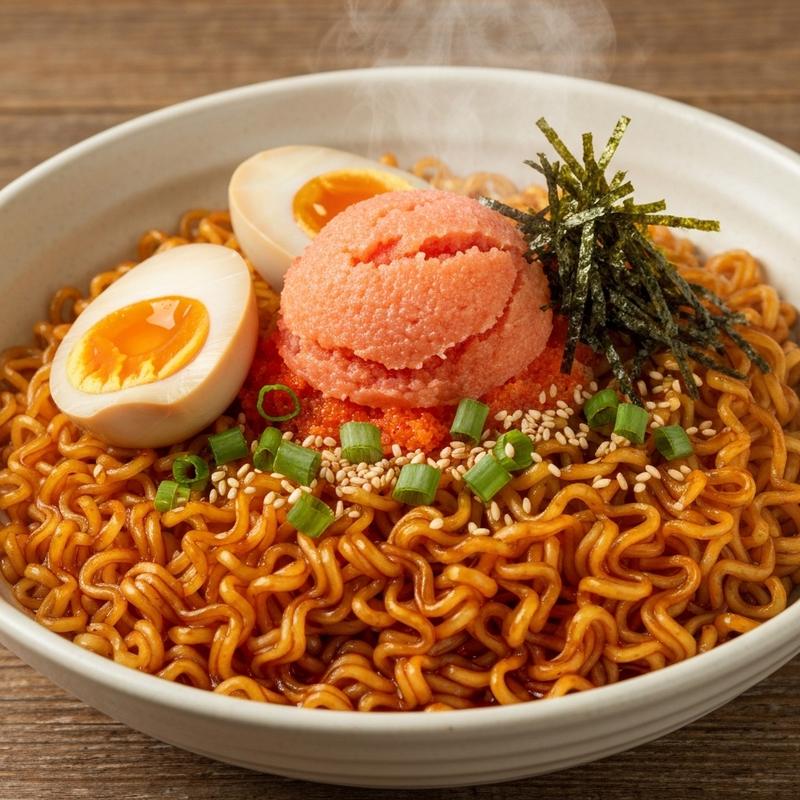 명란 버터 비빔라면