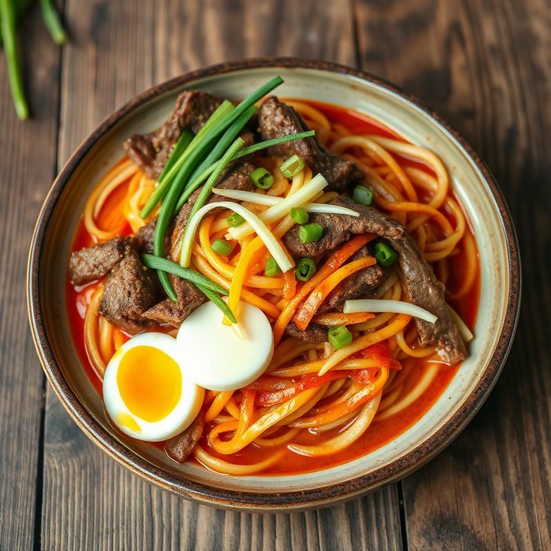 부추 비빔국수